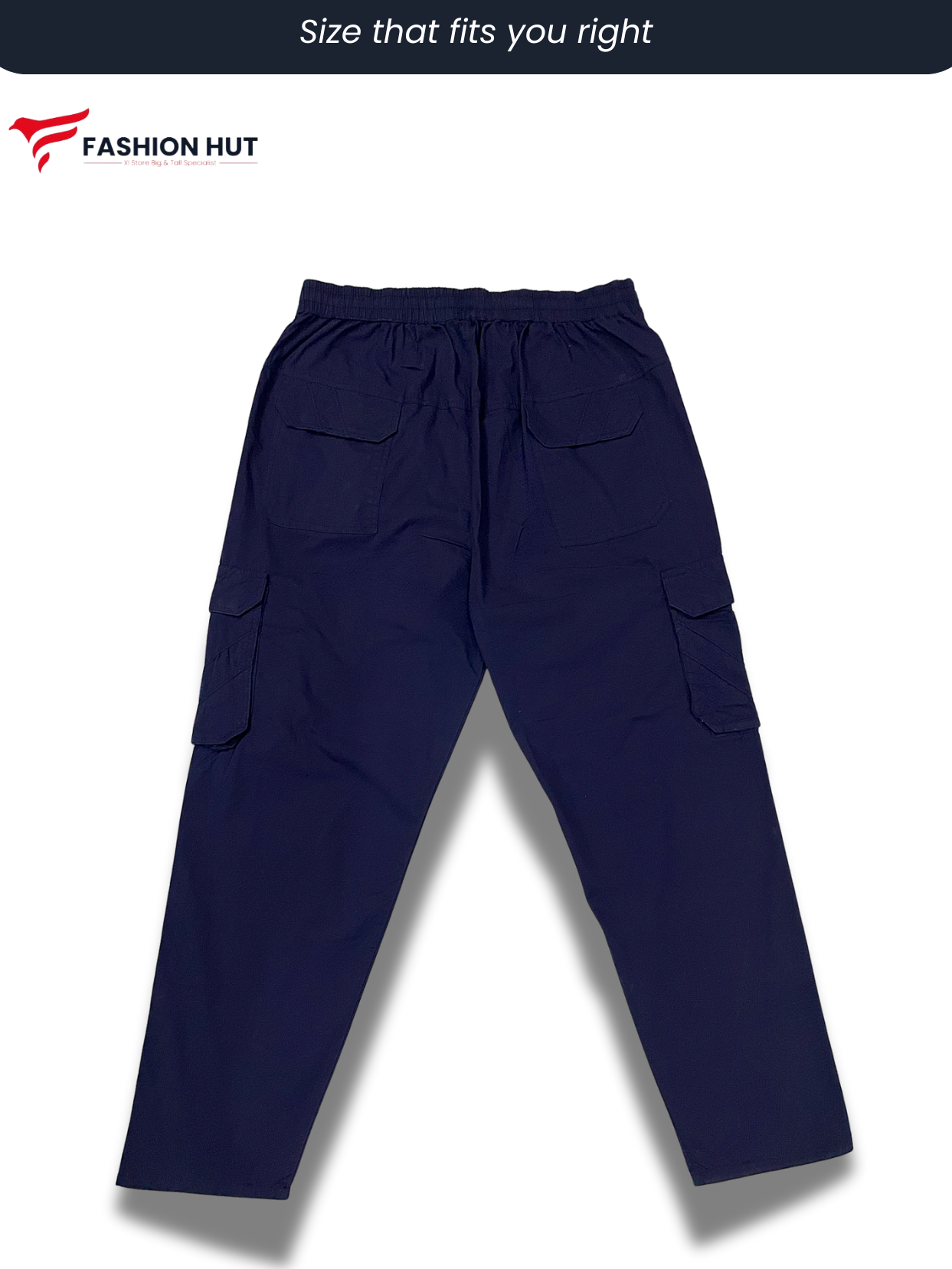 Premium Blue Cargo Trousers