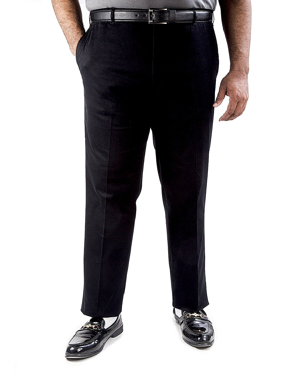 Soft streachable Jet Black Cotten jeans