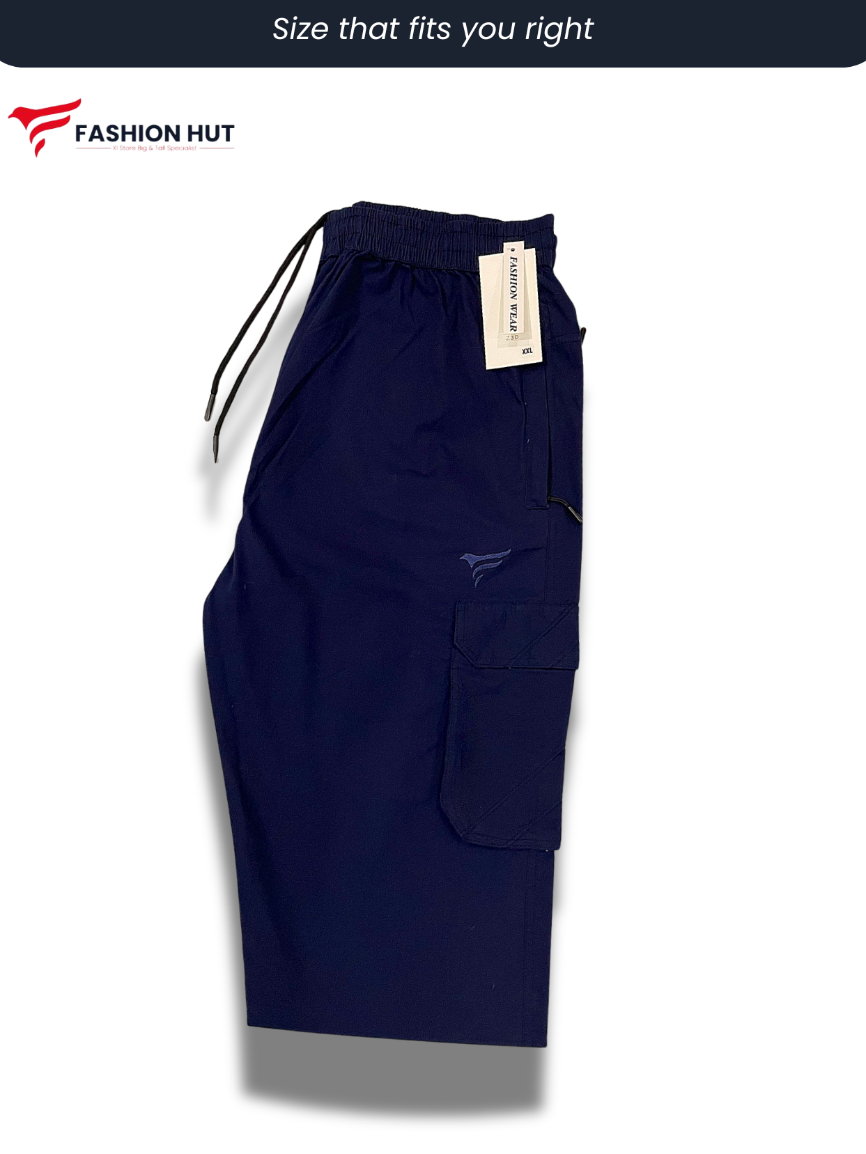 Premium Blue Cargo Trousers