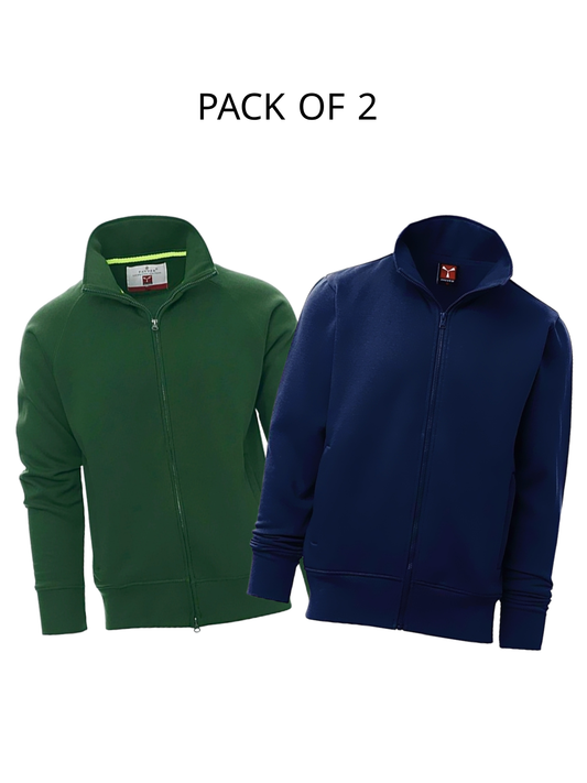 Pack of 2 Payper Mock Neck Zipper