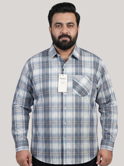 Noir Matrix Ice Blue Shirt