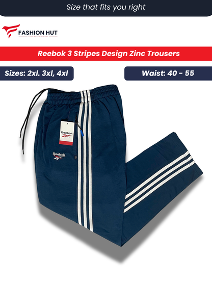 Reebok Zinc 3 Stripes Terry Trousers