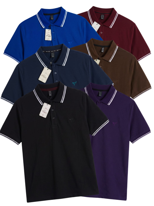 Pack of 6 Tipping Polo Shirt