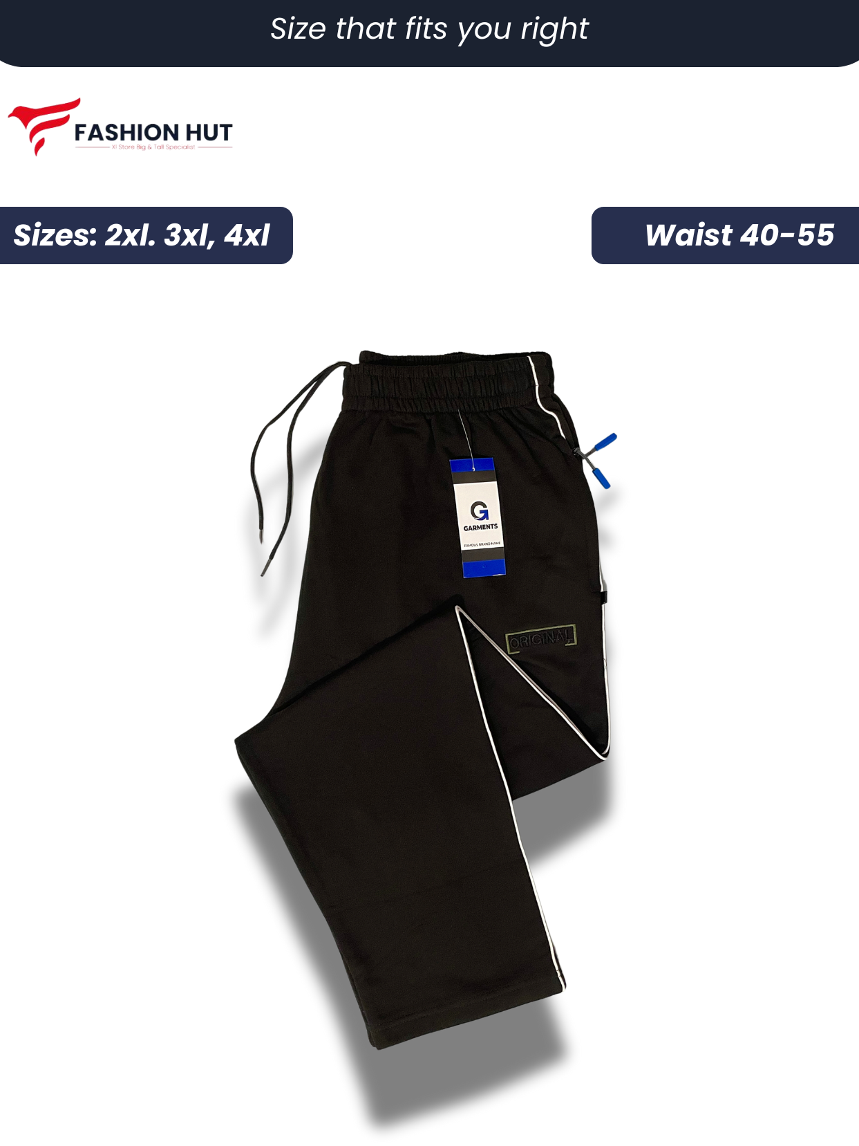 Pack of 4 Terry Trousers