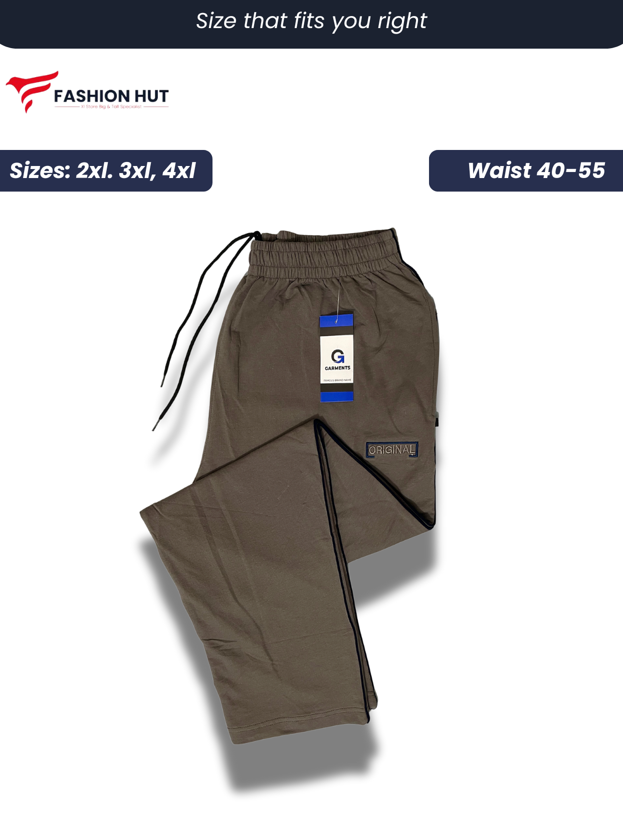 Smoke grey Terry Trousers