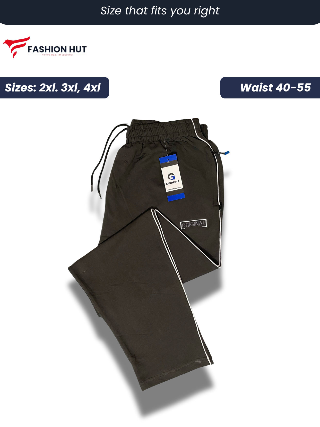 Charcol grey Terry Trousers