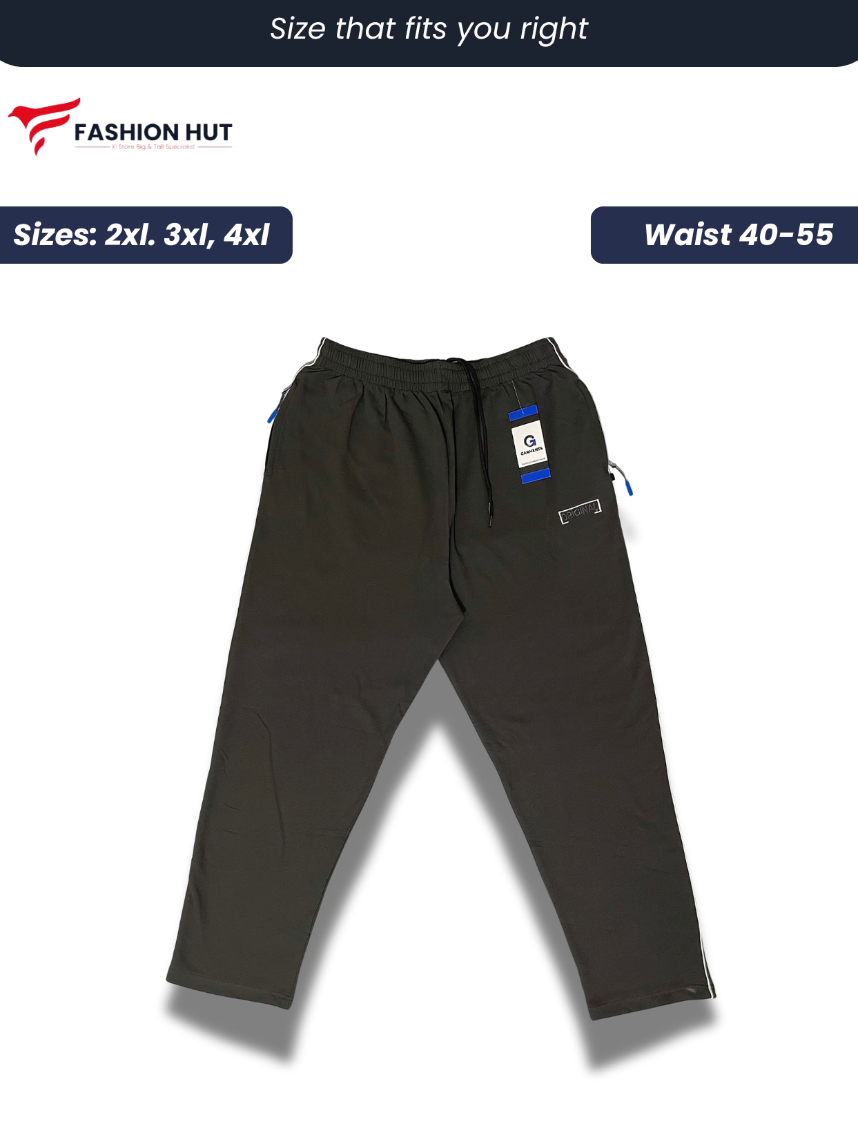 Charcol grey Terry Trousers