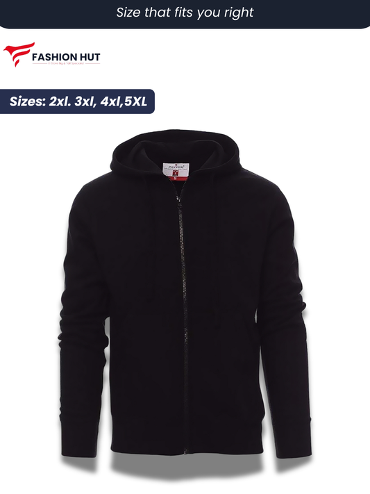Jet Black Payper Zipper