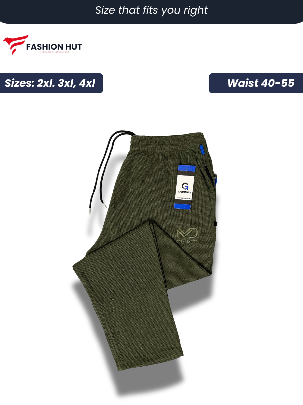 Olive Green Thermal Trousers  | Winter edition