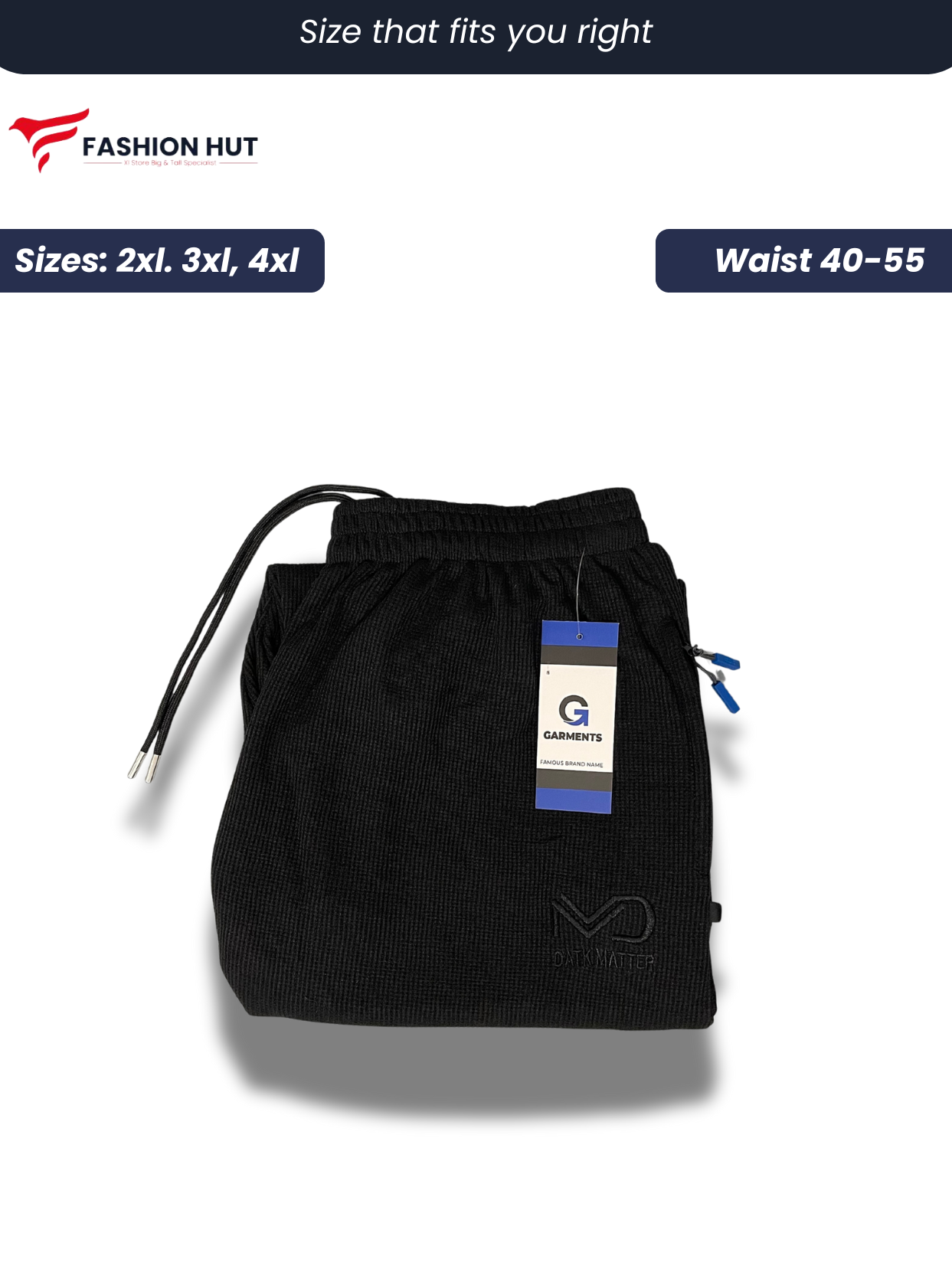 Jet Black Thermal Trousers  | Winter edition