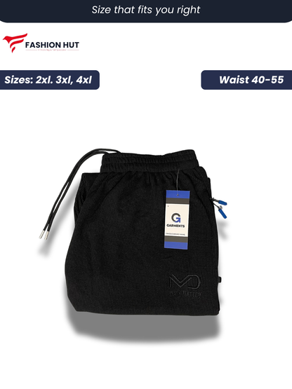 Jet Black Thermal Trousers  | Winter edition