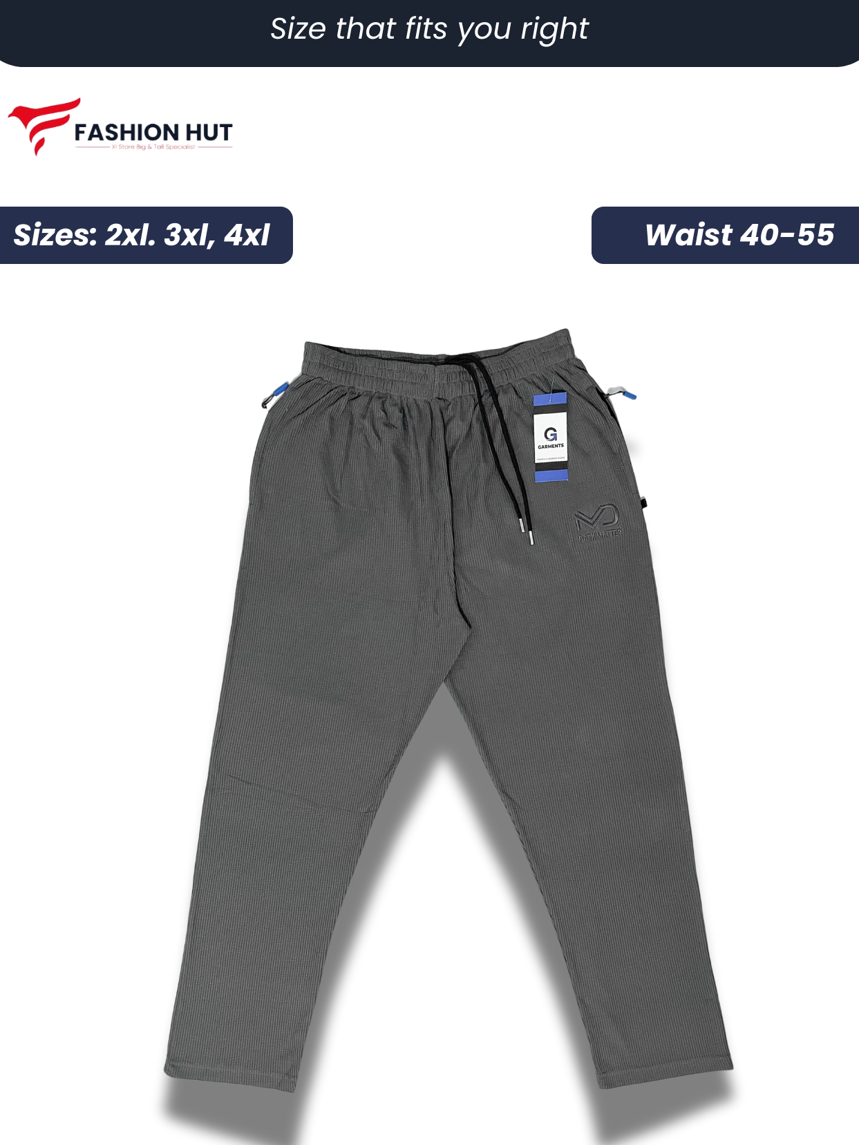 Steel Grey Thermal Trousers  | Winter edition