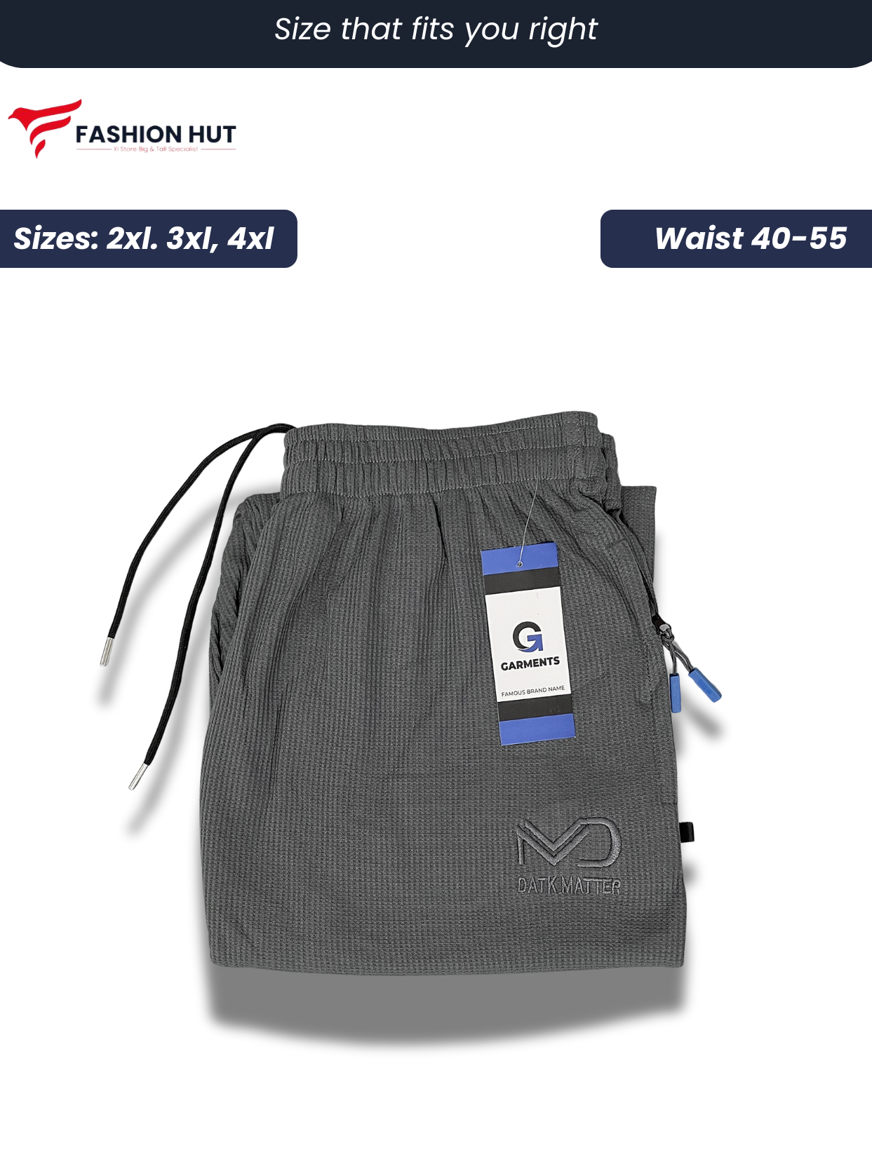 Steel Grey Thermal Trousers  | Winter edition