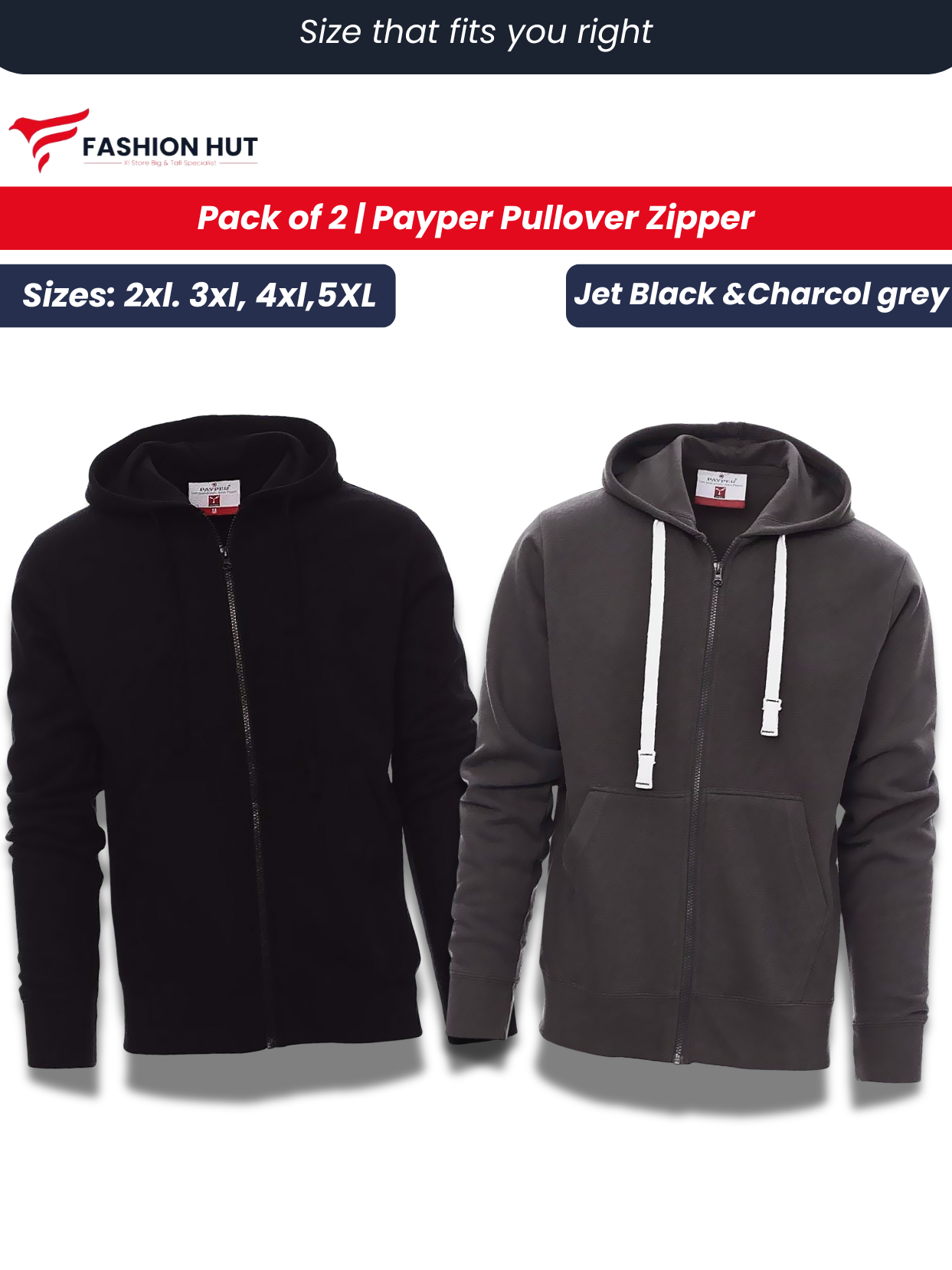 Pack of 2 Payper  Zipper