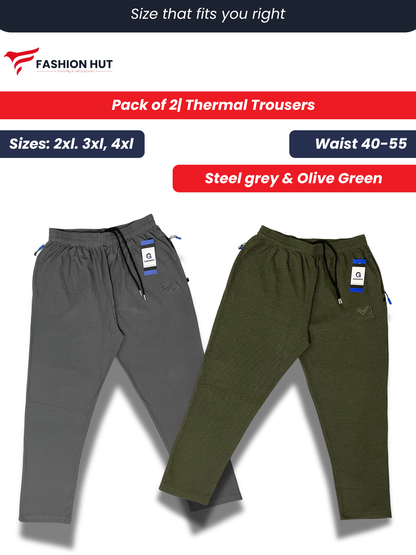 Pack of 2 Thermal Trousers | Winter edition