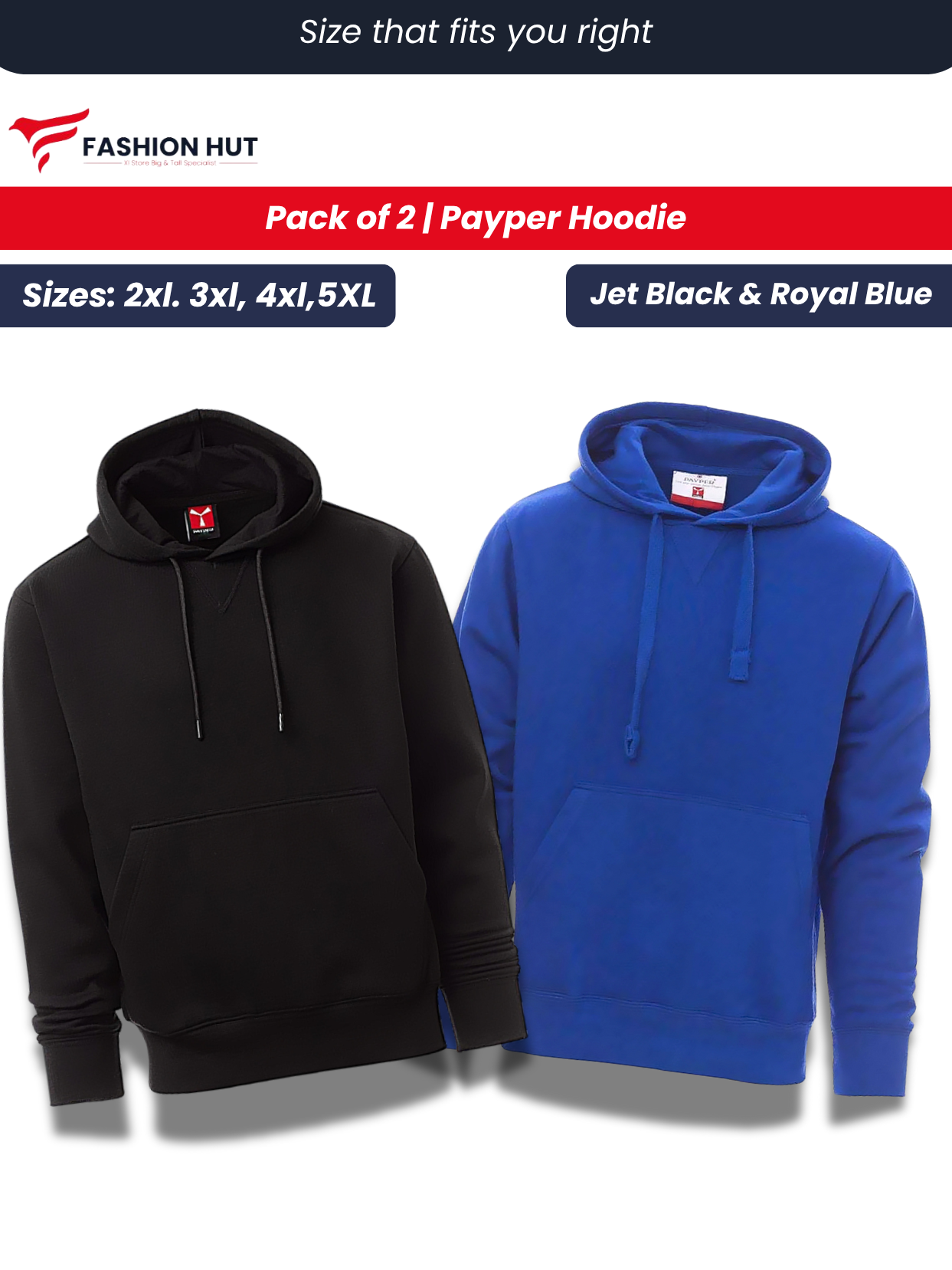 Pack of 2 Payper Hoddies
