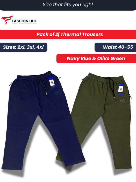 Pack of 2 Thermal Trousers | Winter edition