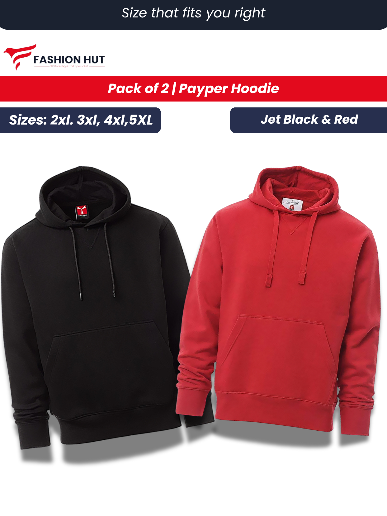 Pack of 2 Payper Hoddies