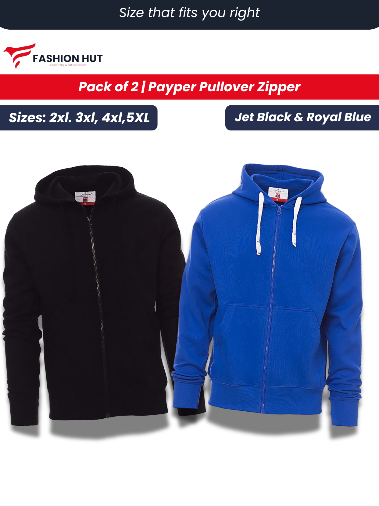 Pack of 2 Payper  Zipper