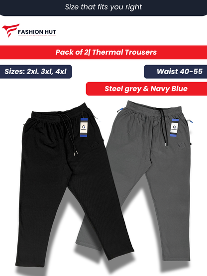 Pack of 2 Thermal Trousers | Winter edition