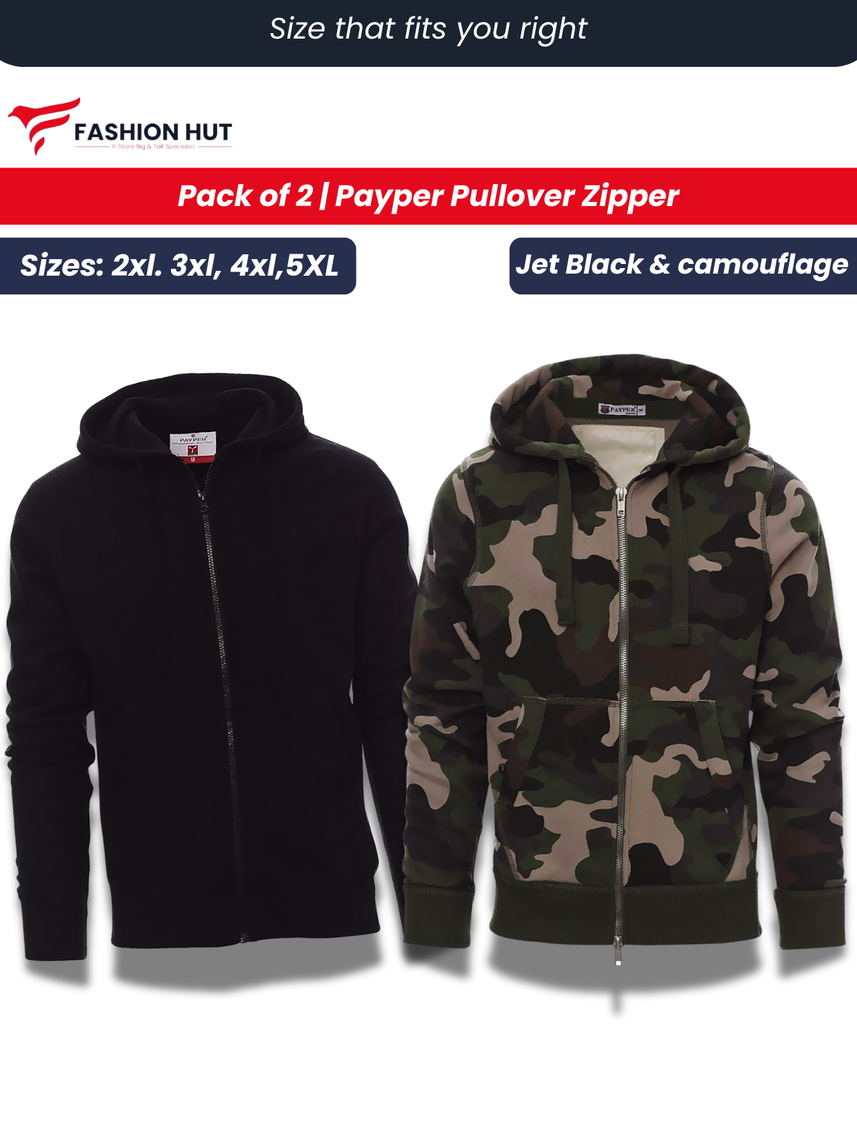 Pack of 2 Payper  Zipper