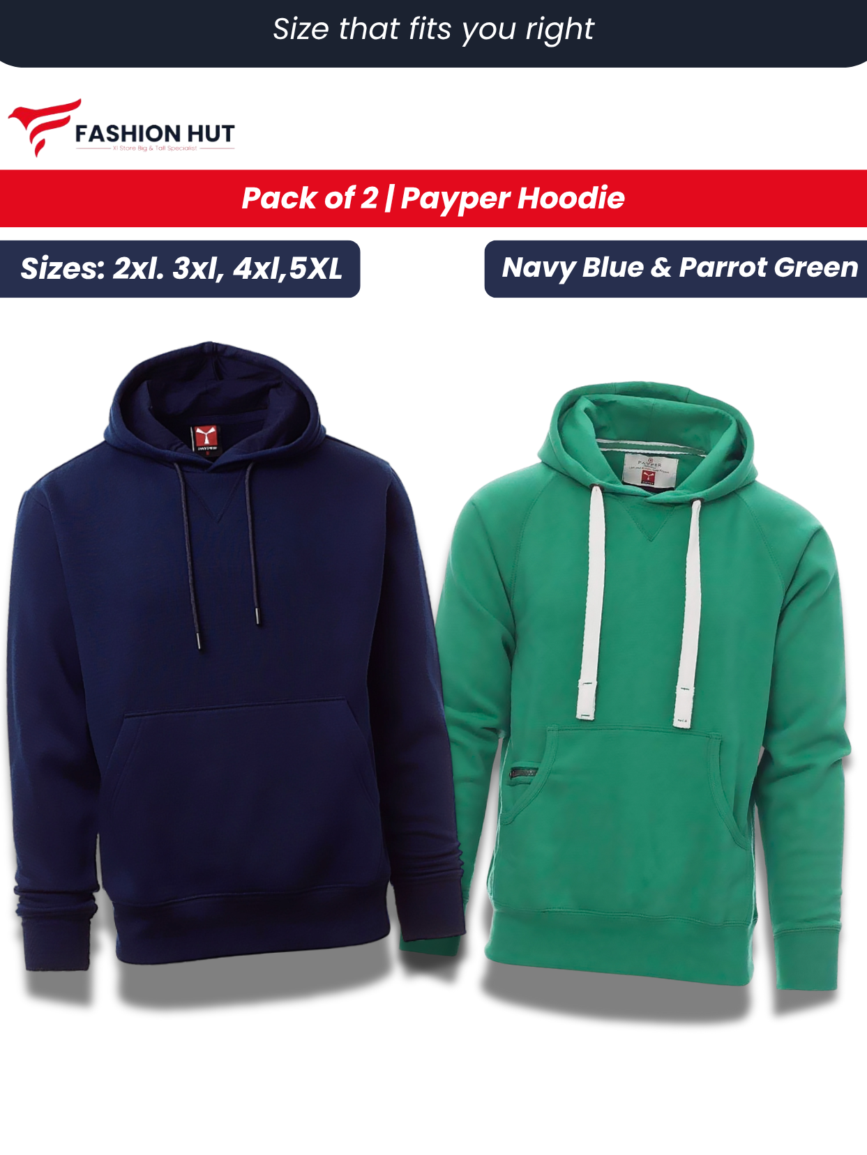 Pack of 2 Payper Hoddies