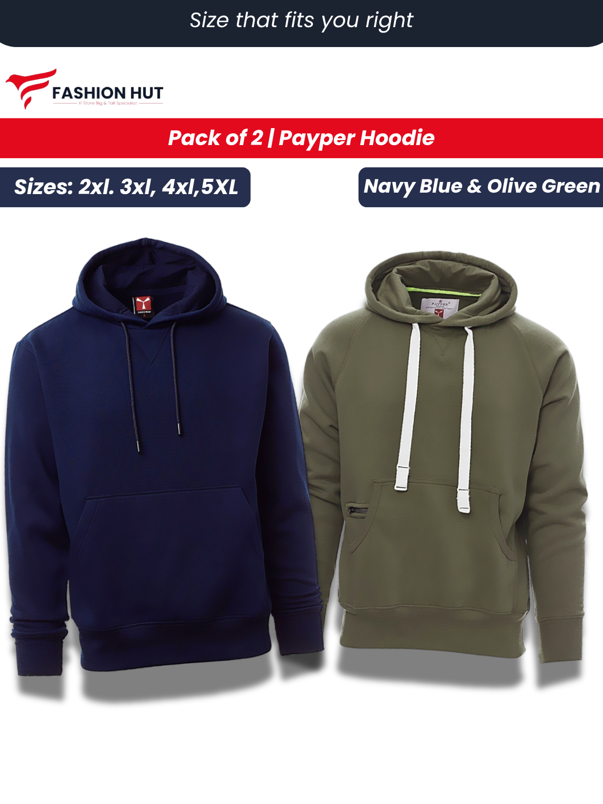 Pack of 2 Payper Hoddies
