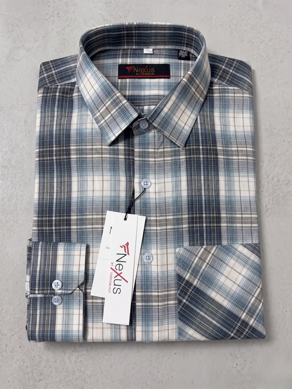 Noir Matrix Ice Blue Shirt