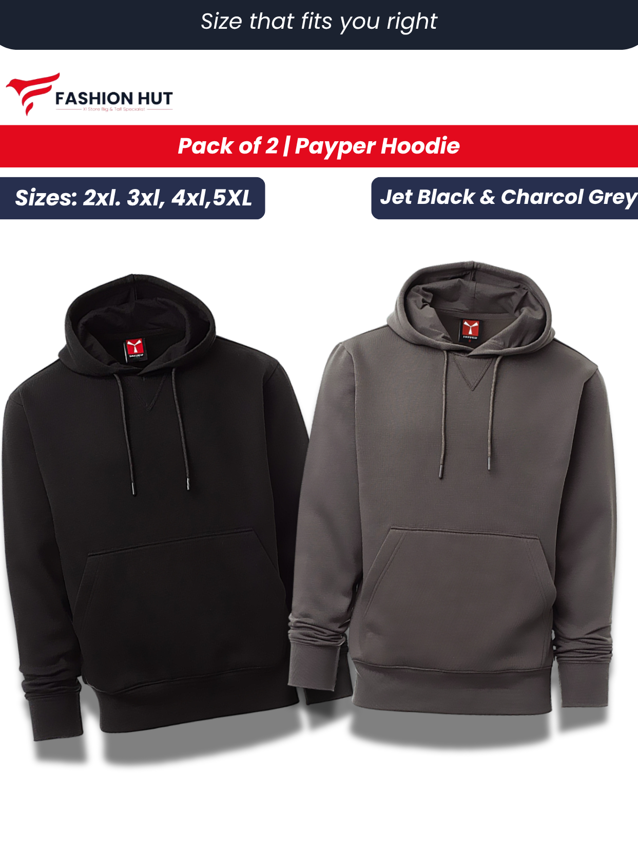 Pack of 2 Payper Hoddies