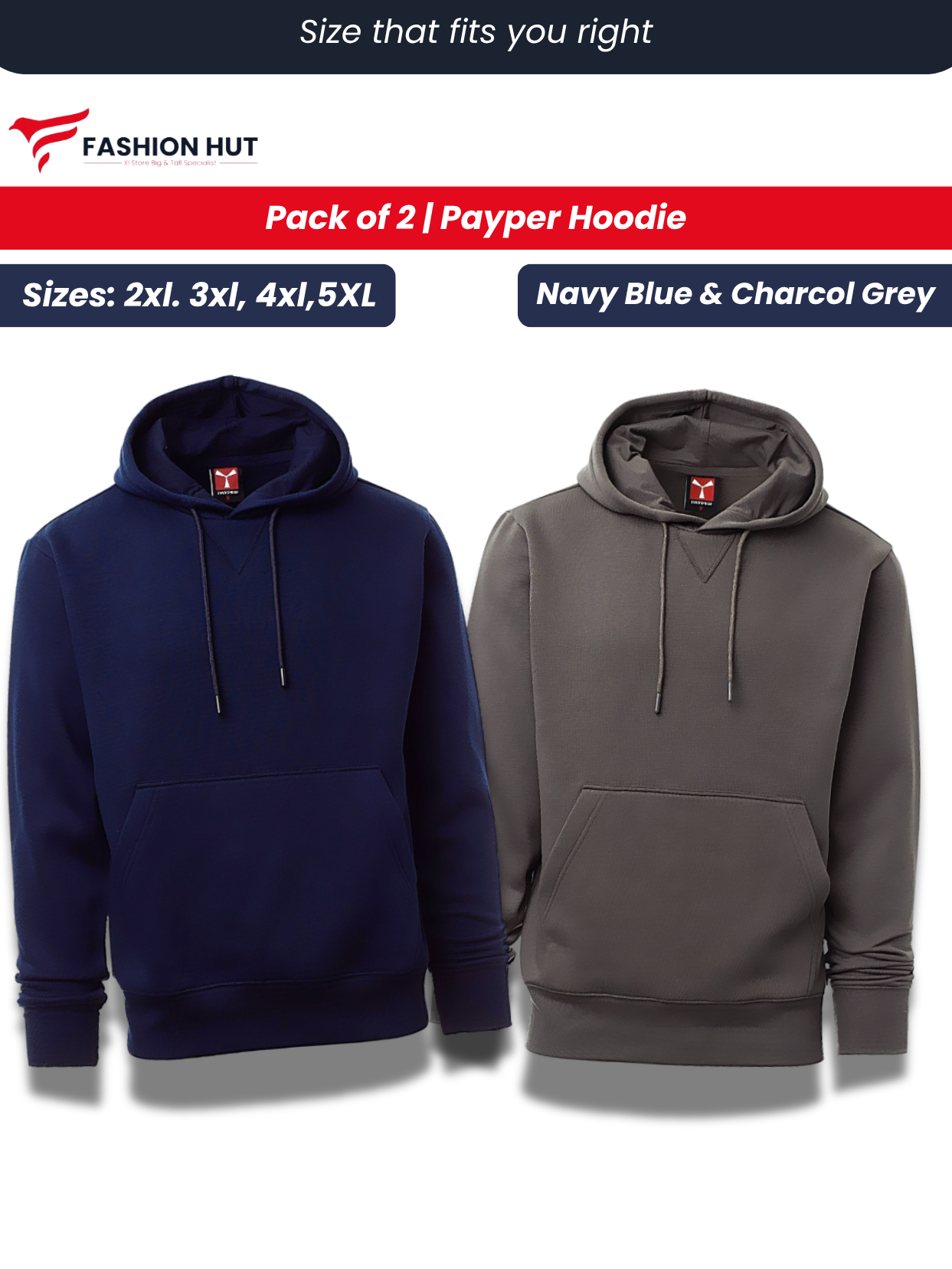 Pack of 2 Payper Hoddies