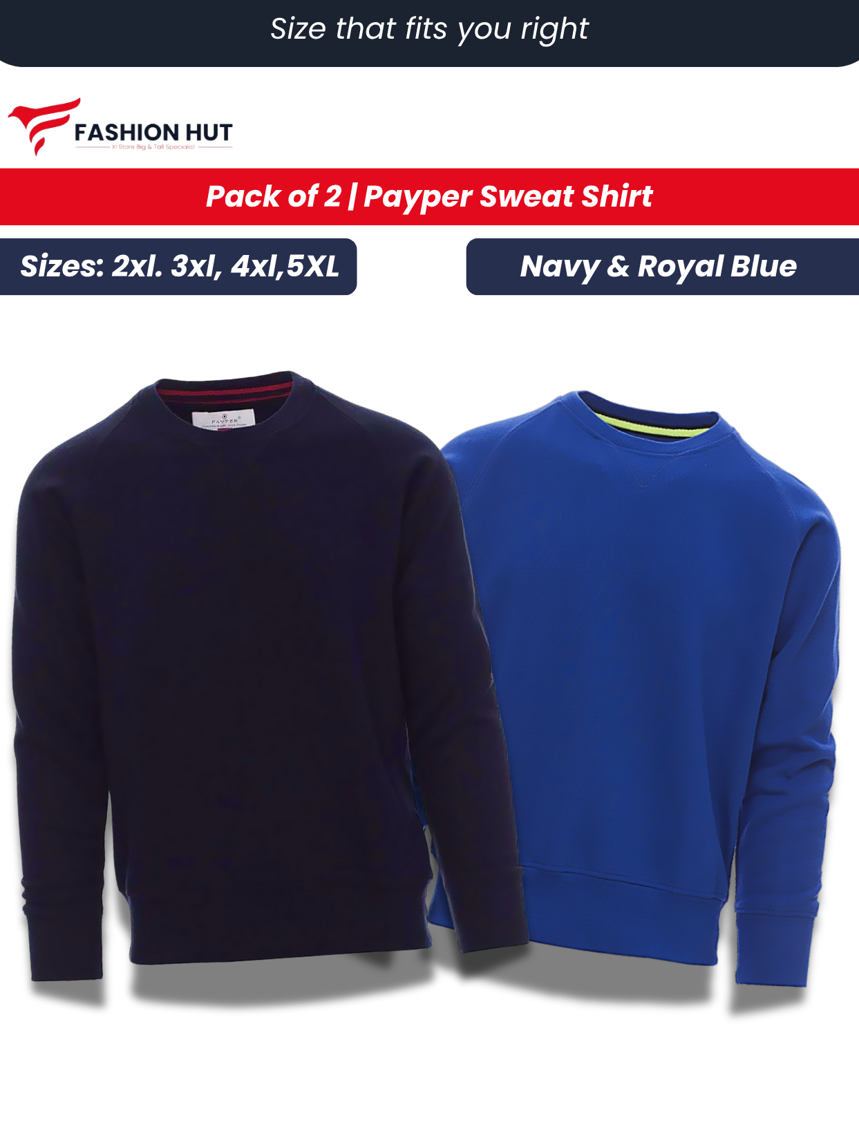 Pack of 2 Payper Swatshirts | Winter edition