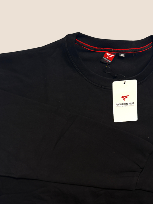 Jet Black Premium Fleece Sweatshirt — Winter Edition