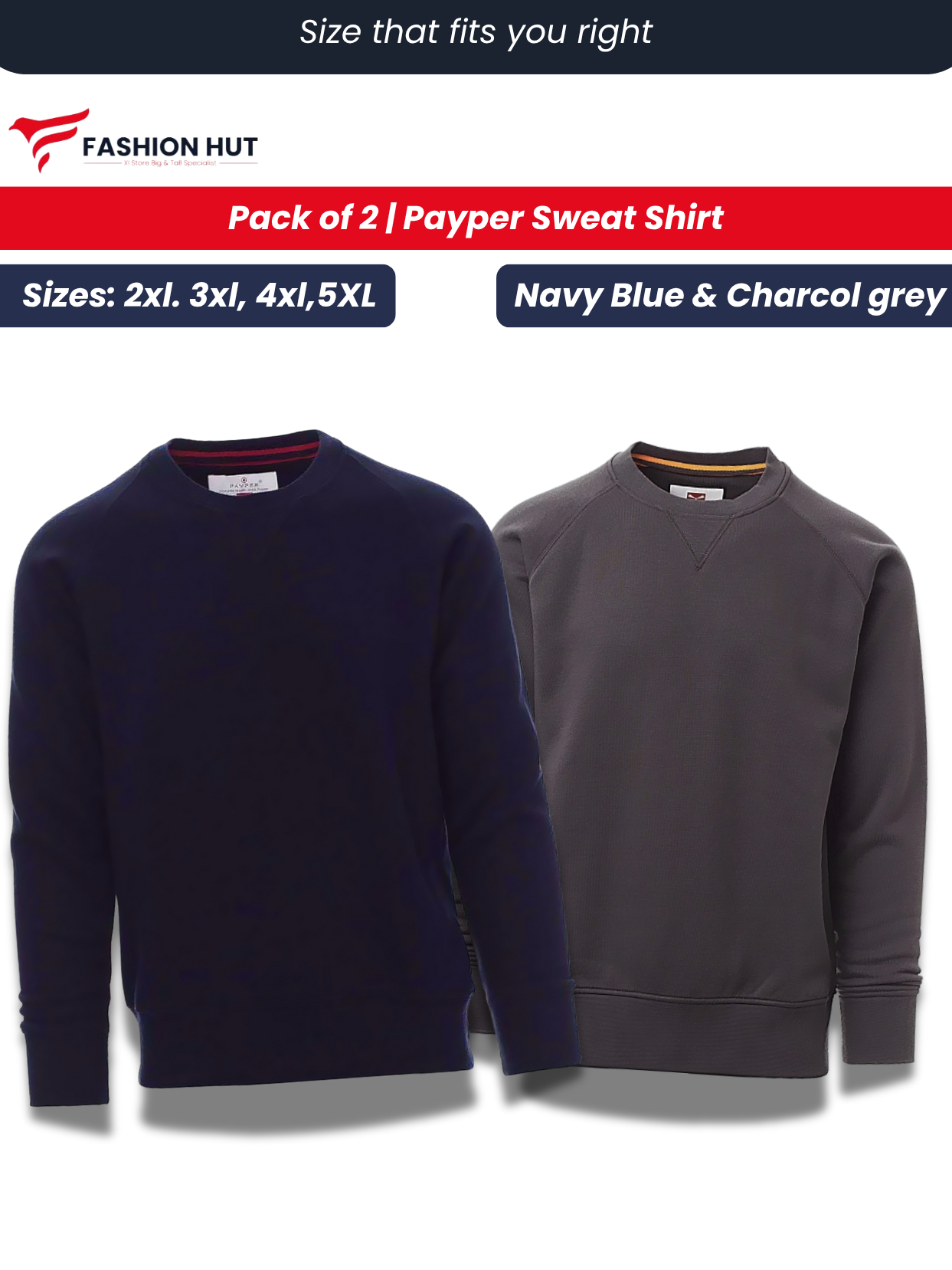 Pack of 2 Payper Swatshirts | Winter edition
