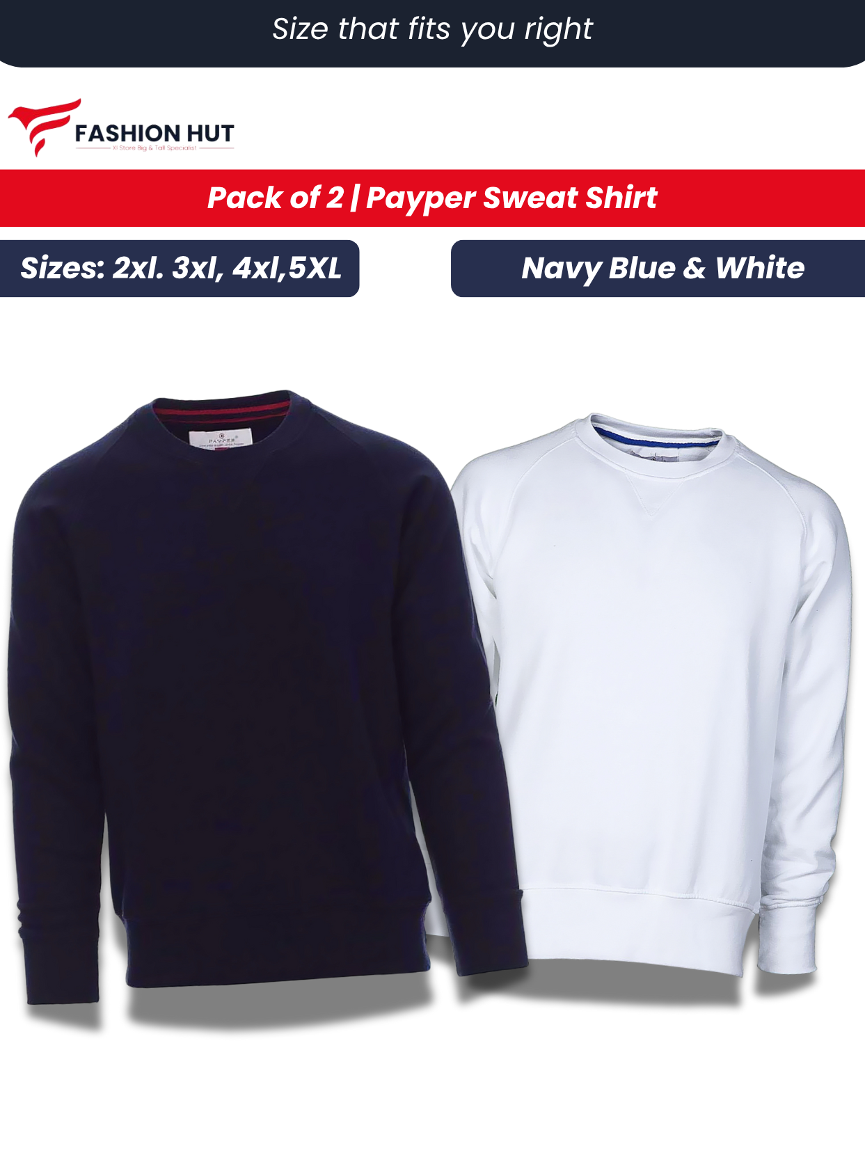 Pack of 2 Payper Swatshirts | Winter edition