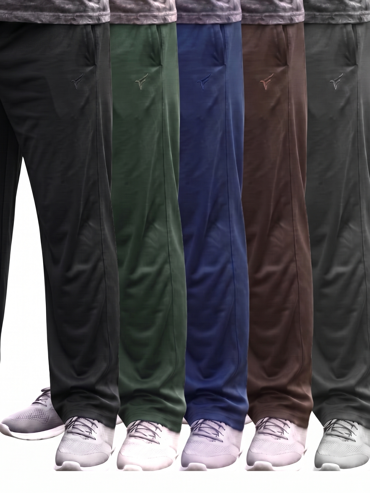 Pack of 5 Plain Cotton Jersey Trousers | Summer Edition