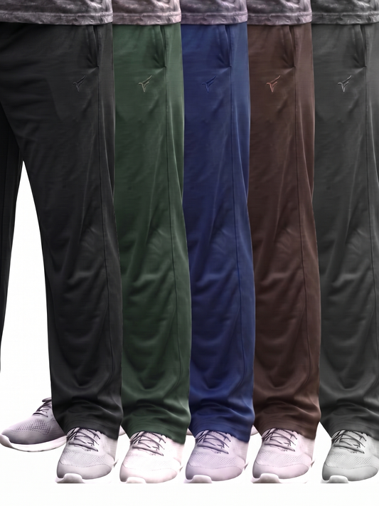Pack of 5 Plain Cotton Jersey Trousers | Summer Edition