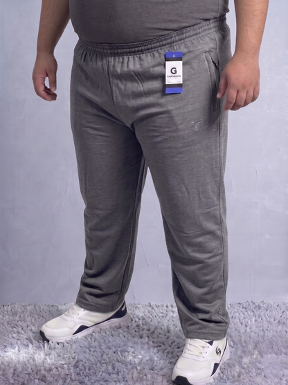 Steel Grey Pk Polo Fabric Trousers| Big Size | Summer Edition