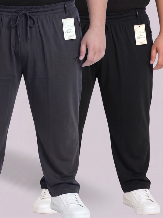 Pack of 2 Plain Cotton Jersey Trousers | Summer Edition