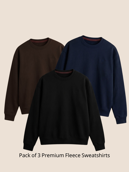 Pack of 3  Premium Fleece Sweatshirt — Winter Edition