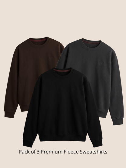 Pack of 3  Premium Fleece Sweatshirt — Winter Edition