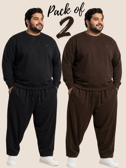 Pack of 2 Premium Fleece Co-Ord Set — Winter Edition
