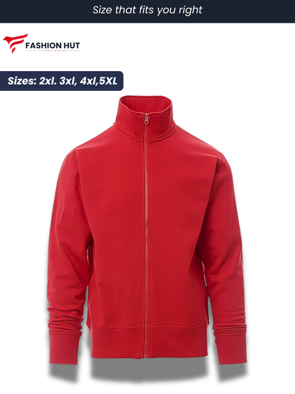 Red Payper Mock Neck Full Zip