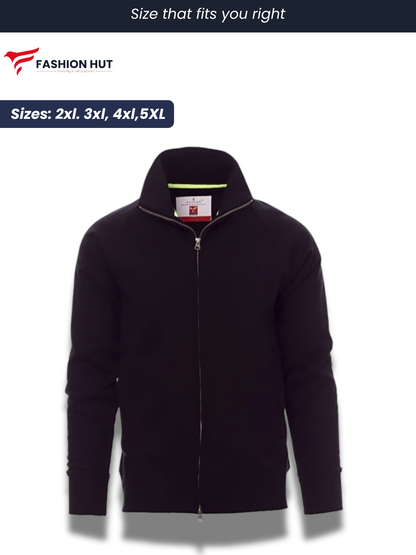 Black Payper Mock Neck Full Zip