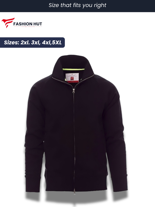 Black Payper Mock Neck Full Zip