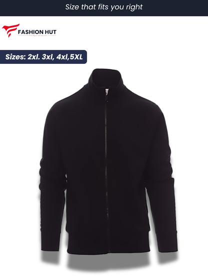 Black Payper Mock Neck Full Zip