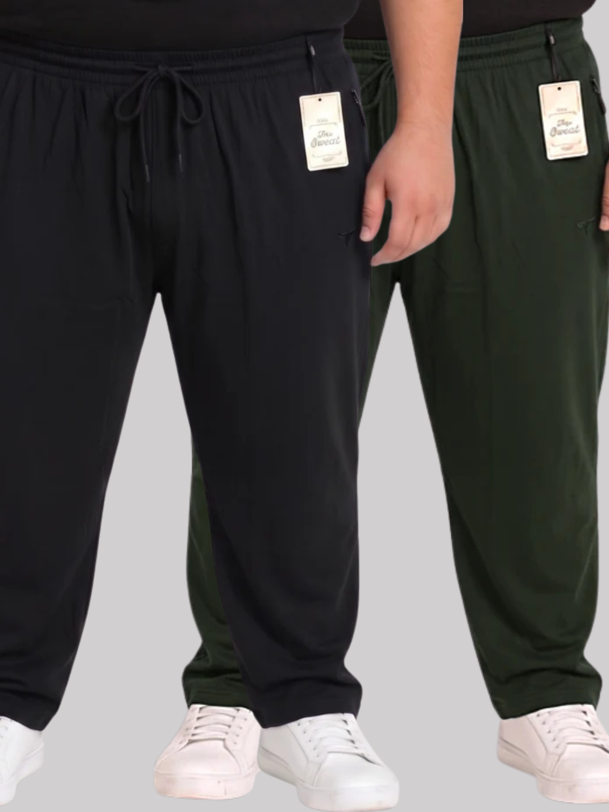 Pack of 2 Plain Cotton Jersey Trousers | Summer Edition