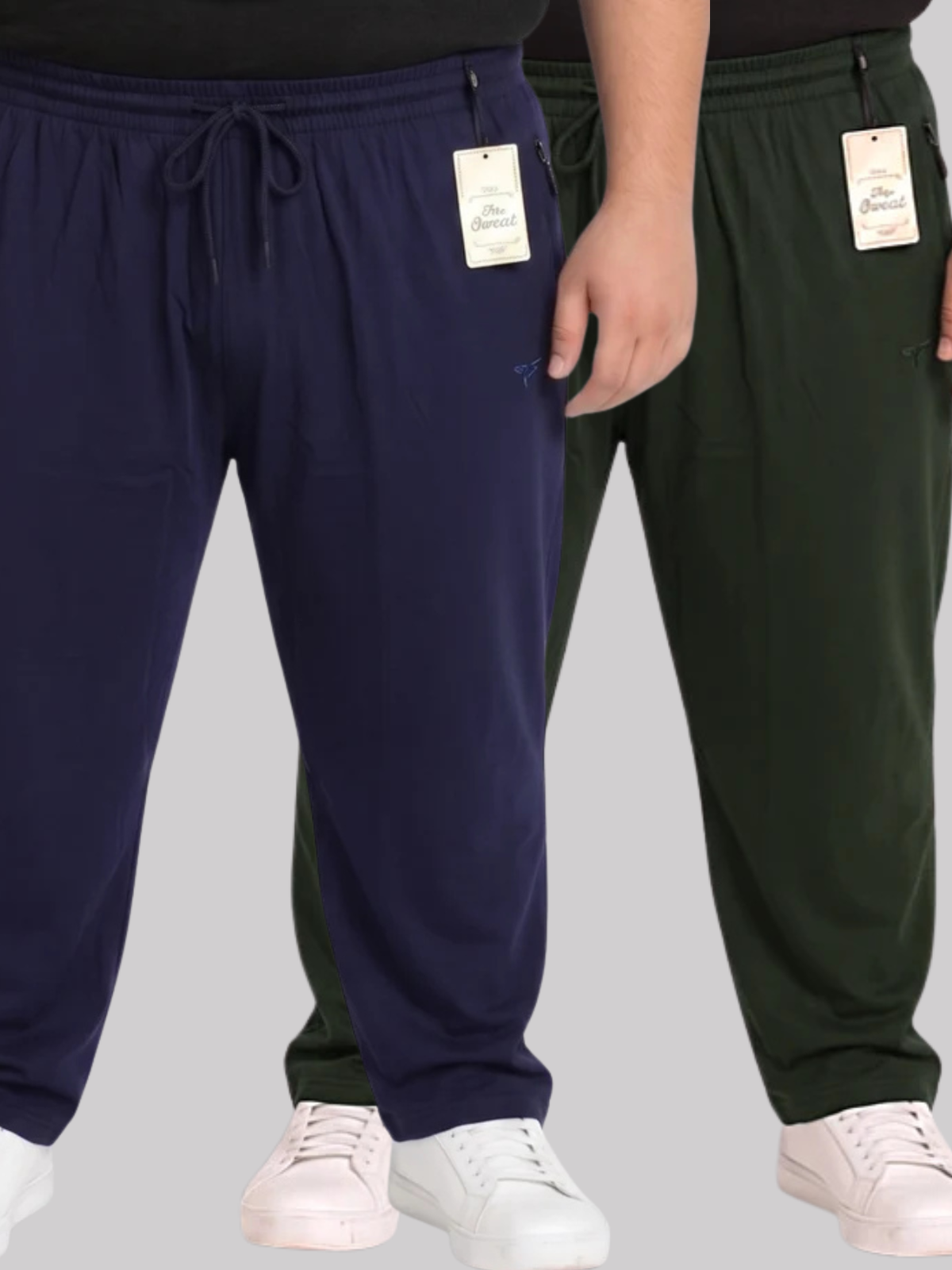 Pack of 2 Plain Cotton Jersey Trousers | Summer Edition