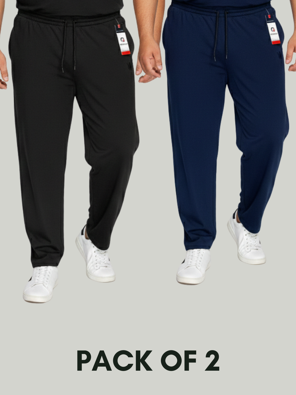 Pack of 2 Polo Fabric Trousers| Best For Exercise