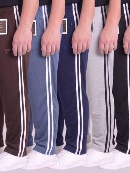 Pack of 5 Stripes Cotton Jersey Trousers | Summer Edition