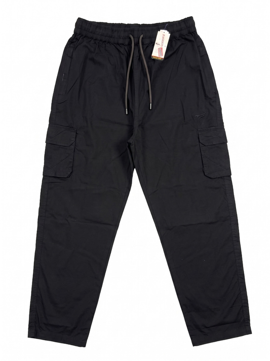 Premium Jet Black 5 pockets Cargo Trousers